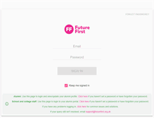 Tablet Screenshot of networks.futurefirst.org.uk
